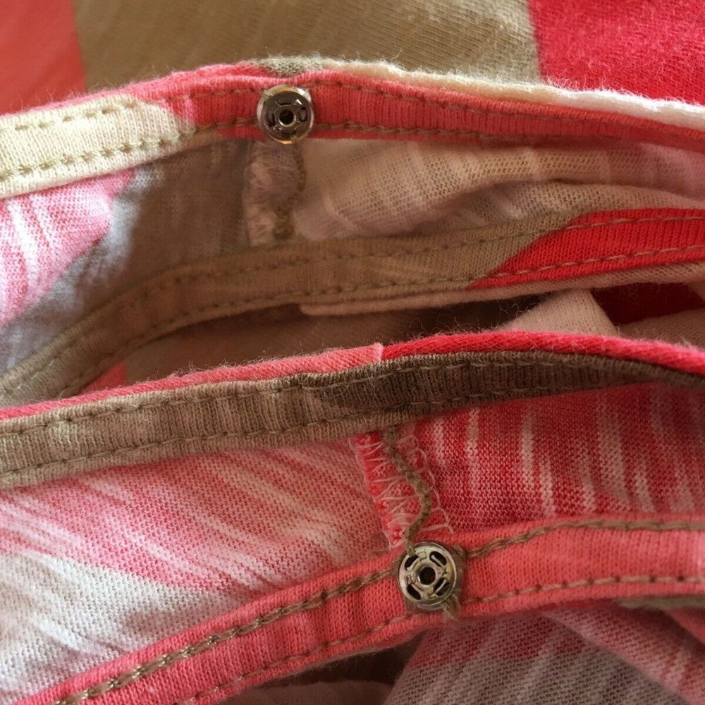 SOLDTommy Bahama  XS Sleeveless Tan Stripe Dress - Picture 7 of 7